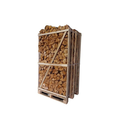 Berkenhout Haardhout 25cm - Grote Pallet 1,8m³ Ovengedroogd