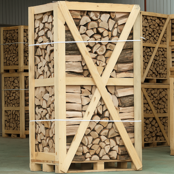 Eikenhout Haardhout 25cm - Grote Pallet 1,8m³ Ovengedroogd