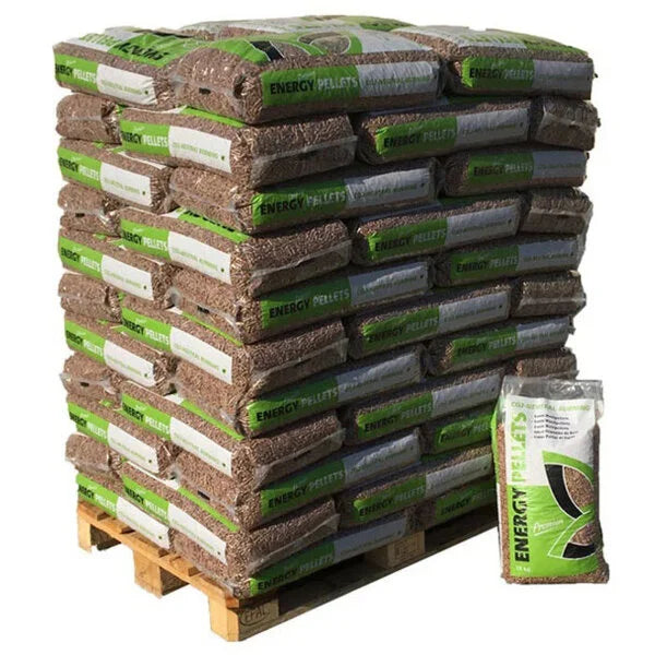 Energy Pellets Premium DINplus A-kwaliteit Houtpellets - 990kg Hele Pallet (66x15kg)
