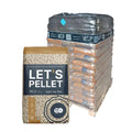 Let's Pellet ENplus A1 A-kwaliteit Houtpellets - 975kg Hele Pallet (65x15kg)