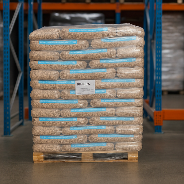 Piniera ENplus A1 A-kwaliteit Houtpellets - 990kg Hele Pallet (66x15kg)