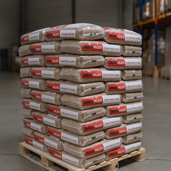 Energy Pellets Excellent ENplus A1 A-kwaliteit Houtpellets - 990kg Hele Pallet (66x15kg)